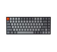 Keychron K2 Compact Gaming-Tastatur, Interrupteur Marron, LED Blanche - Noir, Disposition américaine