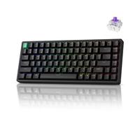 Keychron K2 HE Clavier de jeu sans fil - Déclenchement rapide à 75 % à effet Hall, connexion Bluetooth 5.2 2,4 GHz, commutateurs magnétiques, remplaçable à chaud, rétroéclairage RVB, touches PBT