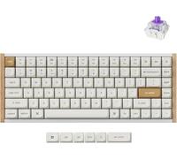 Keychron K2 HE Clavier Magnétique sans Fil, 2.4Ghz/Bluetooth/USB-C, RGB, Hot-Swap, QMK/Via, Gateron Magnetic Switch Nebula, Compatible avec Mac Windows Linux, Special Edition Blanco