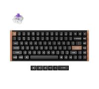 Keychron K2 HE Clavier Magnétique sans Fil, 2.4Ghz/Bluetooth/USB-C, RGB, Hot-Swap, QMK/Via, Gateron Magnetic Switch Nebula, Compatible avec Mac Windows Linux, Special Edition Nègre