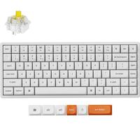 Keychron K2 Max Clavier mécanique sans fil Blanc, Bluetooth, 2.4GHz, RGB LED, Hot-swap, QWERTY US Layout, Super Switch Banana - K2M-Q4
