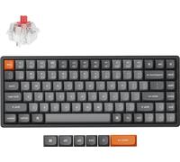 Keychron K2 Max Clavier mécanique sans Fil, 2,4 GHz/Bluetooth/USB-C, RGB, Hot-Swap, QMK/Via, Cadre en Aluminium, Macros programmables, PBT Keycaps, pour Mac Windows, Super Red Switch