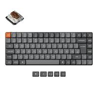 Keychron K3 Max QMK/Via Clavier Mécanique sans Fil, 75% Layout programmable, RGB LED, Gateron Brown Switch Hot-Swap, Cadre en Aluminium Bluetooth/USB-C Clavier de Jeu Filaire pour Mac Windows Linux