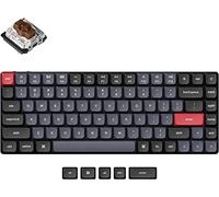 Keychron K3 Pro Clavier mécanique personnalisé ultra-mince QMK/VIA sans fil, programme remplaçable à chaud 75% Disposition RVB avec keycap PBT à profil bas Gateron G Pro Brown Switch Mac Windows Linux