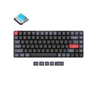 Keychron K3 Pro Ultra-Slim QMK/VIA Wireless Clavier mécanique personnalisé, Macro programmable 75% Disposition RGB avec profil bas Gateron G Pro Brown Switch PBT keycap pour Mac Windows Linux