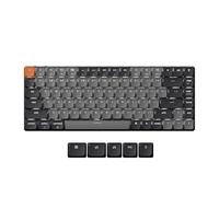 Keychron K3 QMK Clavier Mécanique sans Fil Ultra-Fin, Disposition 75% Programmerbar, Commutateurs Rouge, Rétroéclairage LED Blanc, Bluetooth5.2 pour Mac/Windows/Linux, Disposition FR - Version 3