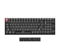 Keychron K4 QMK Clavier de Jeu Mécanique Sans Fil, Disposition 96%, Commutateurs Super Marron, Rétroéclairage LED Blanc et Rechargeable, Bluetooth 5.2 pour Mac/Windows/Linux, Disposition FR- Version 3