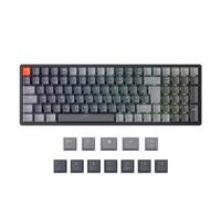 Keychron K4 QMK Clavier Mécanique sans Fil, Disposition 96%, Hot-Swap Commutateurs Banane, Rétroéclairage LED RVB et Rechargeable, Bluetooth 5.2 pour Mac/Windows/Linux, Disposition FR- Version 3