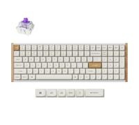Keychron K4H-Q1 Interrupteur magnétique sans fil édition spéciale Blanc Gateron double rail MagneticNebulaSwitch Clavier personnalisé