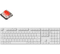 Keychron K5 Pro Blanc QMK/VIA Full-Size Low-Profile Gateron Red-Switch