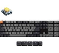 Keychron K5 QMK Clavier mécanique sans fil version 2, QWERTY US, LED blanche / Banana Switch K5X-A4