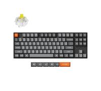 Keychron K8 Max QMK Clavier mécanique sans fil Entièrement assemblé (remplaçable à chaud) Rétroéclairage RVB Super Banana