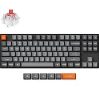 Keychron K8 Max QMK Kabelloss Clavier mécanique, échangeable à chaud, QWERTY US Layout, rétroéclairage RGB, Keychron Super Red - K8M-H1