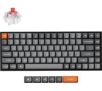Keychron K8 Max QMK Kabelloss Clavier mécanique, QWERTY US Layout, White Backligh, Keychron Super Red K8M-A1