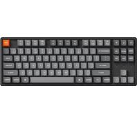 Keychron K8 Max Clavier mécanique sans Fil, 2,4 GHz/Bluetooth/USB-C, RGB, Hot-Swap, QMK/Via, Cadre en Aluminium, Macros programmables, PBT Keycaps, pour Mac Windows, Super Brown Switch
