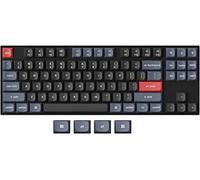 Keychron K8 Pro QMK/VIA Clavier mécanique sans fil, clavier filaire programmable à chaud TKL Custom avec interrupteur Gateron G Pro Rouge, RVB, cache touches PBT pour Mac Windows Linux