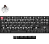 Keychron K8 QMK Version 2 Clavier mécanique sans fil Bluetooth, QWERTY US Layout, LED blanche, Keychron Super Switch Brown K8X-A3