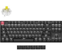 Keychron K8 QMK Version 2 Clavier mécanique sans fil Bluetooth, QWERTY US Layout, LED blanche, Keychron Super Switch Banana K8X-A4