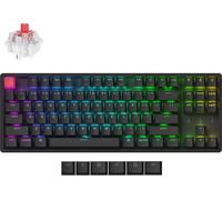Keychron K8 QMK Version 2 Clavier mécanique sans fil, Hot Swap, RGB, QWERTY US Layout - Keychron Super Red - K8X-J1