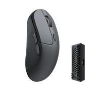 Keychron M3 4000 Hz Souris Optique sans Fil Bluetooth 5.1/2.4 GHz/USB, légère 79g, programmable, capteur PixArt 3395 avec jusqu'à 26K DPI/ 650 IPS pour Windows Mac Linux - Noir