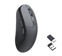 Keychron M3-A71 Souris sans Fil 1K avec capteur PixArt 3311 - Connexion 2,4 GHz/Bluetooth/USB, Ergonomique, DPI 12000, Batterie 95 h, Compatible Windows/Mac/Linux - Noir