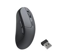 Keychron M3 Souris de jeu optique sans fil, capteur PixArt Paw 3950, 30 000 dpi 2,4 GHz/Bluetooth 5.3, rétroéclairage LED RVB, bouton macro programmable léger pour Windows PC/Mac - Noir