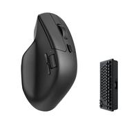 Keychron M6 Souris Optique sans Fil 4000 Hz Bluetooth 5.1/2.4 GHz/USB, légère 78g, programmable, capteur PixArt 3395 avec jusqu'à 26K DPI/ 650 IPS pour Windows Mac Linux - Noir
