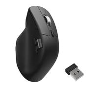 Keychron M6 Souris sans Fil, 2.4 GHz/Bluetooth 5.3/USB-C, Micro-Interrupteur Silencieux, DPI 30000, Capteur PixArt 3950 Programmable pour Windows, Mac et Linux - Noir