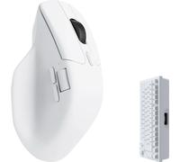 Keychron M6 Wireless Mouse Optique, USB, Bluetooth, 2.4GHz, 26000 DPI, 4000 Hz, Blanc M6-A5