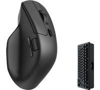Keychron M6 Souris Optique sans Fil 4000 Hz Bluetooth 5.1/2.4 GHz/USB, légère 78g, programmable, capteur PixArt 3395 avec jusqu'à 26K DPI/ 650 IPS pour Windows Mac Linux - Noir