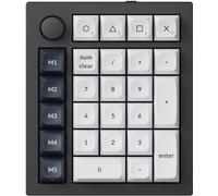 Keychron Q0 Max QMK Numpad mécanique sans fil / Pavé numérique, Noir carbone, Gateron Jupiter Rouge Q0M-M1