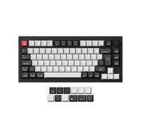 Keychron Q1 HE QMK Clavier Mécanique Personnalisé sans Fil avec Bouton, 2,4 GHz/Bluetooth/Filaire, Commutateurs Magnétiques Gateron Rétroéclairés RVB Programmables pour Mac Windows, Noir Carbone