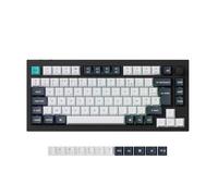 Keychron Q1 Max Clavier Mécanique sans Fil, Disposition des Touches Complète avec Bouton, Programmable QMK/Via, 2,4 GHz/Bluetooth/Filaire, Commutateurs Gateron Marron pour Mac/Win - Noir (FR Layout)