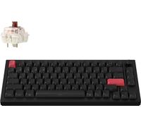 Keychron Q1 Max QMK/VIA Clavier mécanique sans fil, QWERTY US, RGB, Hot-swap, Knob, Carbon Black, Gateron Jupiter Brown Q1M-M3S