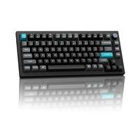 Keychron Q1 Ultra 8K 75% Clavier mécanique sans fil en aluminium RVB remplaçable à chaud Interrupteur marron 82 touches Autonomie 600 h 2,4 GHz/Bluetooth/filaire ZMK Programmable Mac Windows Linux