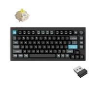 Keychron Q1 Ultra 8K 75% Clavier mécanique, taux d'interrogation de 8 000 Hz, compatible 2,4 GHz/Bluetooth/filaire, boîtier en aluminium CNC, prend en charge le remplacement à chaud, capuchon de clé