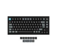 Keychron Q1 Ultra Clavier Mécanique 75% Compact en Aluminium, 8KHz, 2.4G/Bluetooth/Filaire, RGB Personnalisable, Switches Banane Pom Hot-Swap pour Mac/Windows/Linux (Disposition AZERTY) - Noir