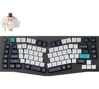Keychron Q10 Max (Alice Layout) QMK/VIA Clavier mécanique sans fil, QWERTY US, Knob, Carbon Black, Gateron Jupiter Brown Q10M-M3