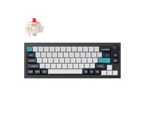 Keychron Q2 Max Clavier Mécanique sans Fil, QMK/Via Bouton Programmable, 2.4 GHz/Bluetooth 5.1/USB, 65% Compact RGB, Hot-Swap avec Gateron Red Switch pour Mac Windows Linux - Noir