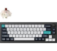 Keychron Q2 Max QMK/VIA Clavier mécanique sans fil, QWERTY US, Knob, Carbon Black, Gateron Jupiter Brown Q2M-M3