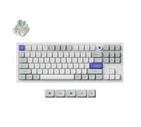 Keychron Q3 HE 8K Clavier filaire TKL avec interrupteurs magnétiques, boîtier entièrement métallique avec touches PBT (QWERTY US) Hot-Swappable Ultra-Fast Lime Switch magnétique pour Mac, Windows et