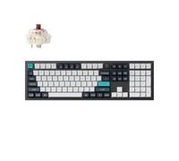 Keychron Q6 Max Clavier mécanique RVB sans fil - remplaçable à chaud, Gateron Jupiter, commutateurs marron, cadre en aluminium avec bouton, taille complète (104 touches), compatible Windows Mac Linux