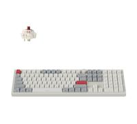Keychron Q6 Max QMK/LUANCHER Clavier mécanique filaire sans fil Bluetooth/2,4 GHz/USB-C, bouton programmable, rétroéclairé RVB, commutateur marron Gateron remplaçable à chaud pour Mac, Windows, Linux