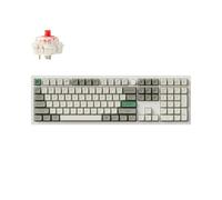Keychron Q6 Max QMK/Via Bluetooth Wireless /2.4 GHz/USB-C Clavier Mécanique Filaire, Boutons Programmables RGB LED Hot-Swappable Gateron Red Switch pour Mac Windows Linux - Blanc