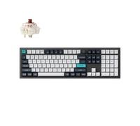 Keychron Q6 Max QMK/VIA Clavier mécanique sans fil, QWERTY US, Knob, Carbon Black, Gateron Jupiter Brown Q6M-M3