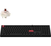 Keychron Q6 Max QMK/VIA Clavier mécanique sans fil, QWERTY US, Knob, Side-Printed Keycaps, Gateron Jupiter Brown Q6M-M3S