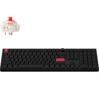 Keychron Q6 Max QMK/VIA Clavier mécanique sans fil, QWERTY US, Knob, Side-Printed Keycaps, Gateron Jupiter Red Q6M-M1S