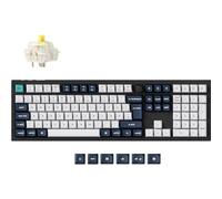 Keychron Q6 Max (Schwarz/Mehrfarbig, DE-Layout, Gateron Jupiter Banana, Hot-Swap, Aluminiumrahmen, RGB)