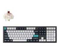 Keychron Q6 Max Swappable RGB Backlight Brown Switch Knob Version - Black, US