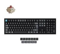 Keychron Q6 Ultra Clavier Mécanique sans Fil Aluminium 8K Polling Rate AZERTY, 2.4 GHz/Bluetooth/Fil Pleine Taille RGB Personnalisable, Hot-Swap Pom Rouge Switch pour Mac Windows Linux - Noir